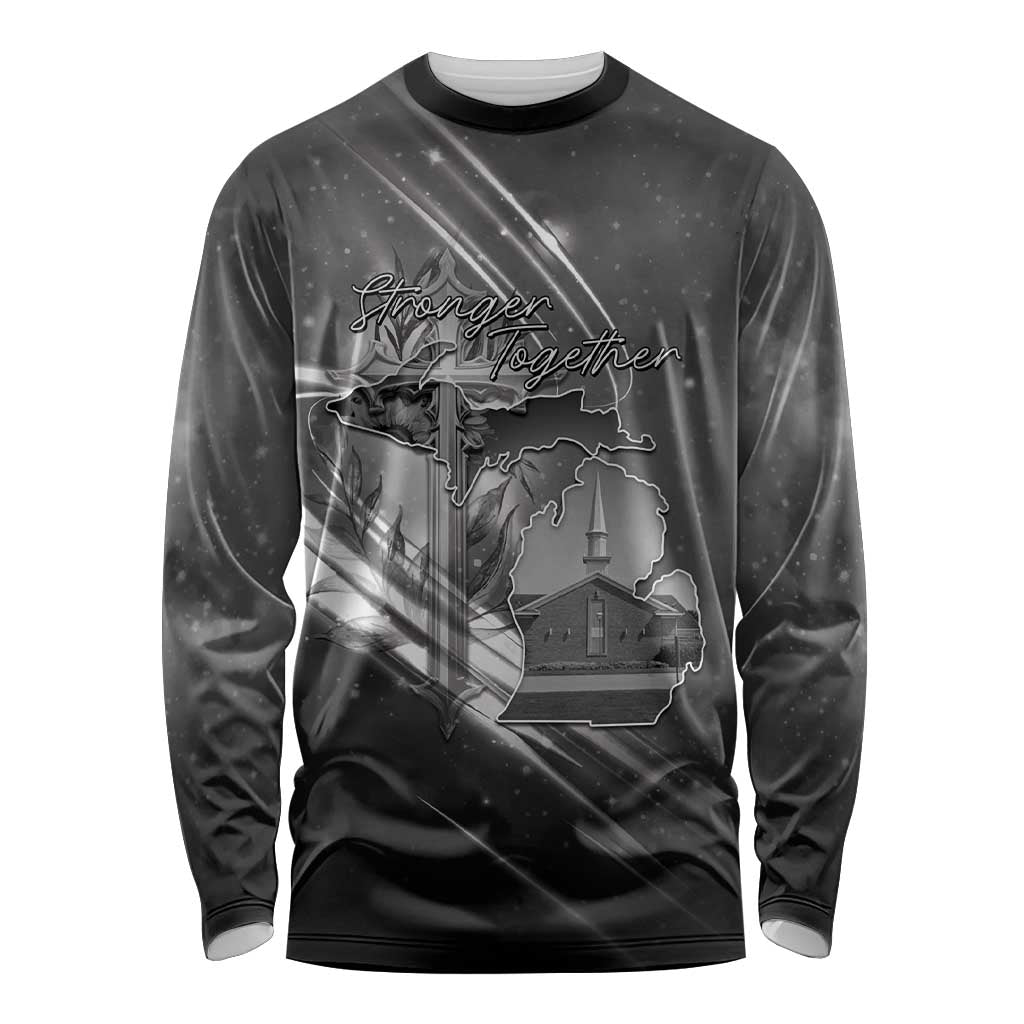 Pray For Grand Blanc Long Sleeve Shirt Pray For Liberty - Wonder Print Shop