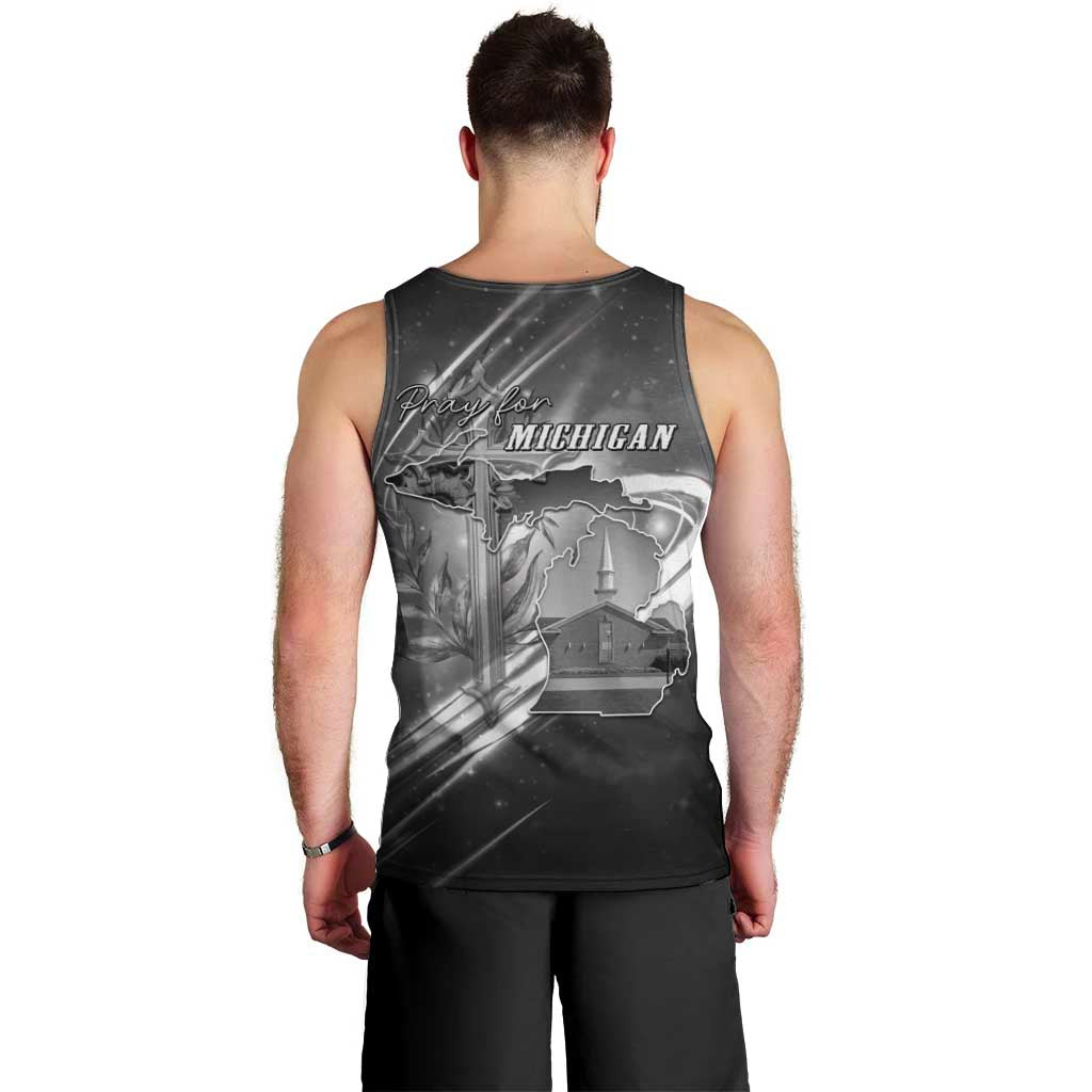 Pray For Grand Blanc Men Tank Top Pray For Liberty - Wonder Print Shop