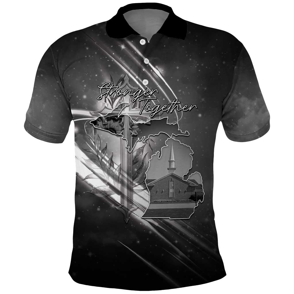 Pray For Grand Blanc Polo Shirt Pray For Liberty - Wonder Print Shop