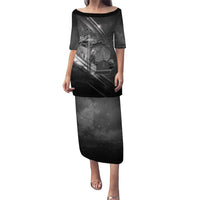 Pray For Grand Blanc Puletasi Pray For Liberty - Wonder Print Shop