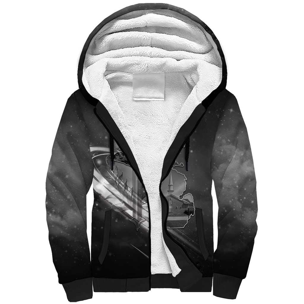 Pray For Grand Blanc Sherpa Hoodie Pray For Liberty - Wonder Print Shop