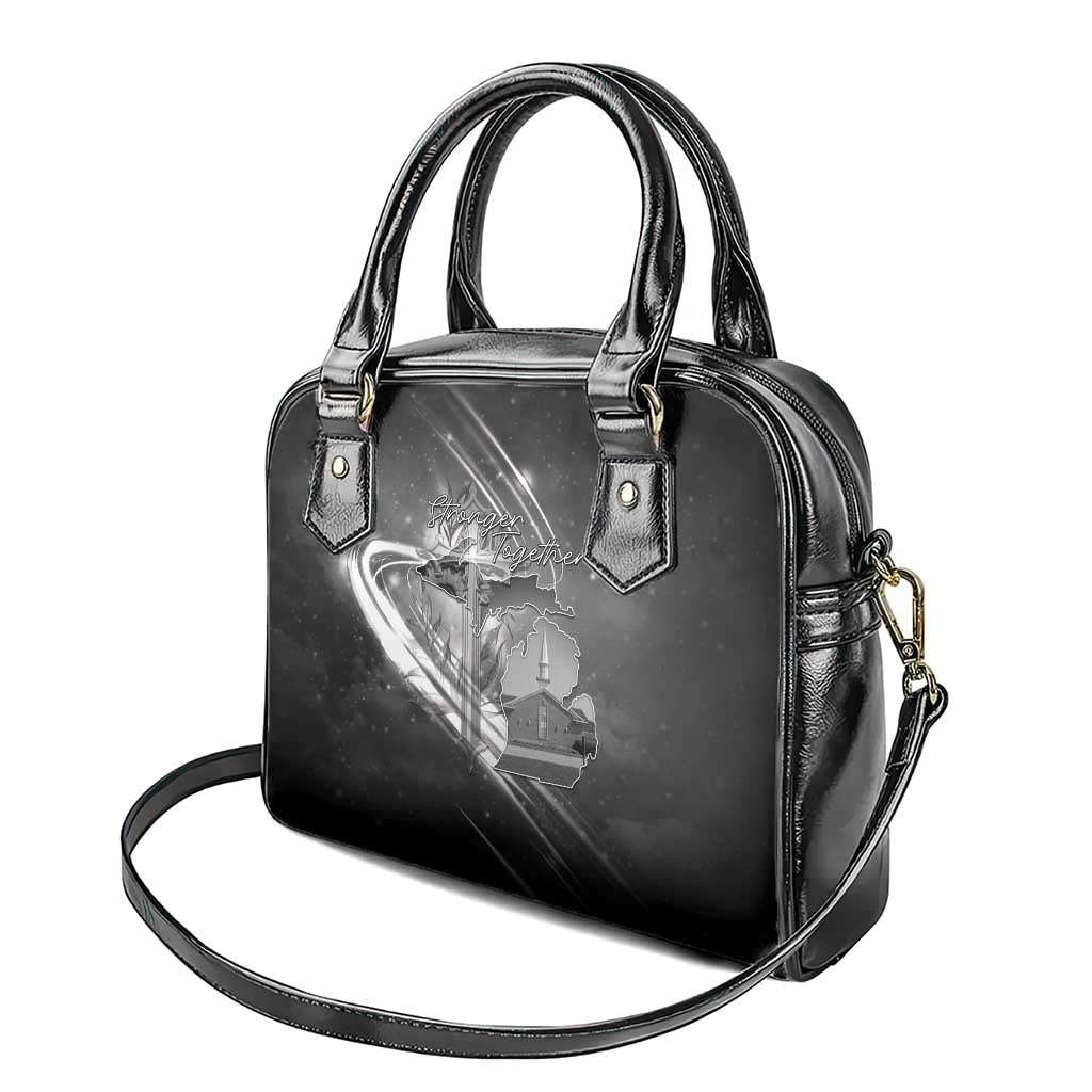 Pray For Grand Blanc Shoulder Handbag Pray For Liberty - Wonder Print Shop