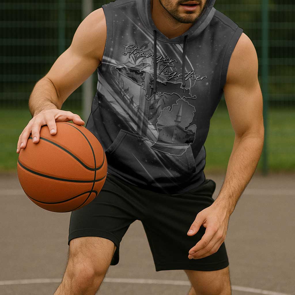 Pray For Grand Blanc Sleeveless Hoodie Pray For Liberty - Wonder Print Shop