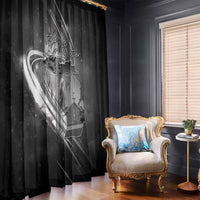 Pray For Grand Blanc Window Curtain Pray For Liberty - Wonder Print Shop