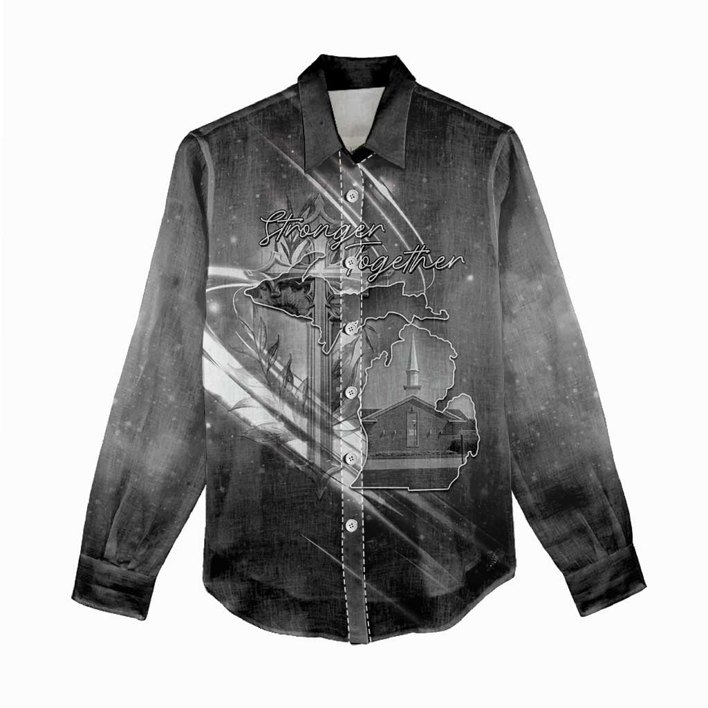 Pray For Grand Blanc Women Casual Shirt Pray For Liberty - Wonder Print Shop