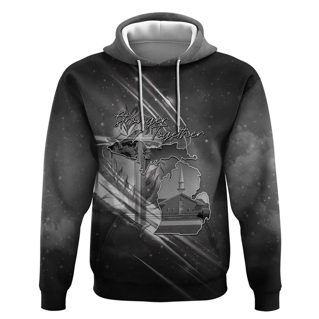 Pray For Grand Blanc Zip Hoodie Pray For Liberty - Wonder Print Shop