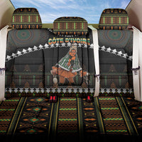 Ivory Coast Festival Of Masks Back Car Seat Cover Traditional Zaouli Dance LT05 - Wonder Print Shop