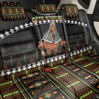 Ivory Coast Festival Of Masks Back Car Seat Cover Traditional Zaouli Dance LT05 - Wonder Print Shop