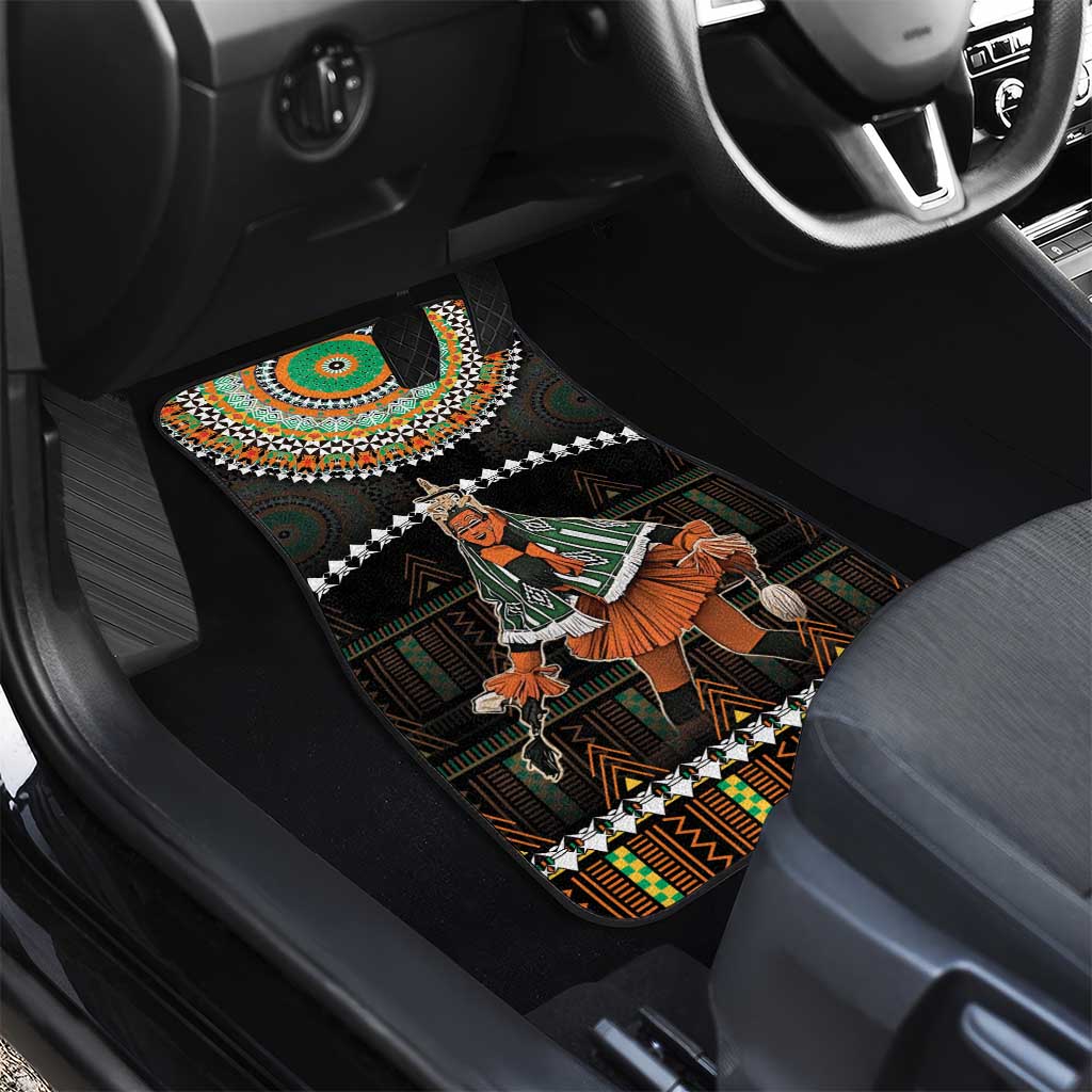 Ivory Coast Festival Of Masks Car Mats Traditional Zaouli Dance LT05 - Wonder Print Shop