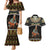 Ivory Coast Festival Of Masks Couples Matching Mermaid Dress and Hawaiian Shirt Traditional Zaouli Dance LT05 - Wonder Print Shop