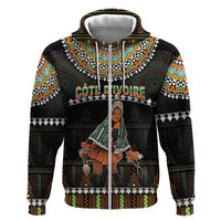 Ivory Coast Festival Of Masks Hoodie Traditional Zaouli Dance LT05 - Wonder Print Shop