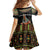 Ivory Coast Festival Of Masks Kid Short Sleeve Dress Traditional Zaouli Dance LT05 - Wonder Print Shop
