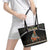 Ivory Coast Festival Of Masks Leather Tote Bag Traditional Zaouli Dance LT05 - Wonder Print Shop