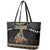Ivory Coast Festival Of Masks Leather Tote Bag Traditional Zaouli Dance LT05 - Wonder Print Shop