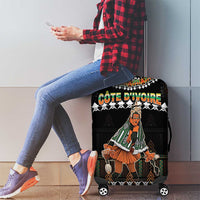 Ivory Coast Festival Of Masks Luggage Cover Traditional Zaouli Dance LT05 - Wonder Print Shop
