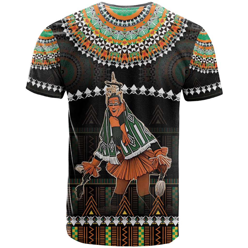 Ivory Coast Festival Of Masks T Shirt Traditional Zaouli Dance LT05 - Wonder Print Shop