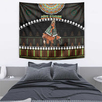 Ivory Coast Festival Of Masks Tapestry Traditional Zaouli Dance LT05 - Wonder Print Shop