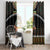 Ivory Coast Festival Of Masks Window Curtain Traditional Zaouli Dance LT05 - Wonder Print Shop