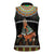 Ivory Coast Festival Of Masks Women Sleeveless Polo Shirt Traditional Zaouli Dance LT05 - Wonder Print Shop