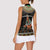 Ivory Coast Festival Of Masks Women Sleeveless Polo Shirt Traditional Zaouli Dance LT05 - Wonder Print Shop
