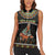 Ivory Coast Festival Of Masks Women Sleeveless Polo Shirt Traditional Zaouli Dance LT05 - Wonder Print Shop