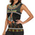 Ivory Coast Festival Of Masks Women Sleeveless Polo Shirt Traditional Zaouli Dance LT05 - Wonder Print Shop