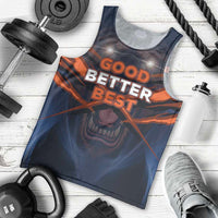 Good Better Best Chicago Football Inspirational Men Tank Top Fierce Bears Spirit - Wonder Print Shop