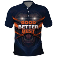 Good Better Best Chicago Football Inspirational Polo Shirt Fierce Bears Spirit - Wonder Print Shop