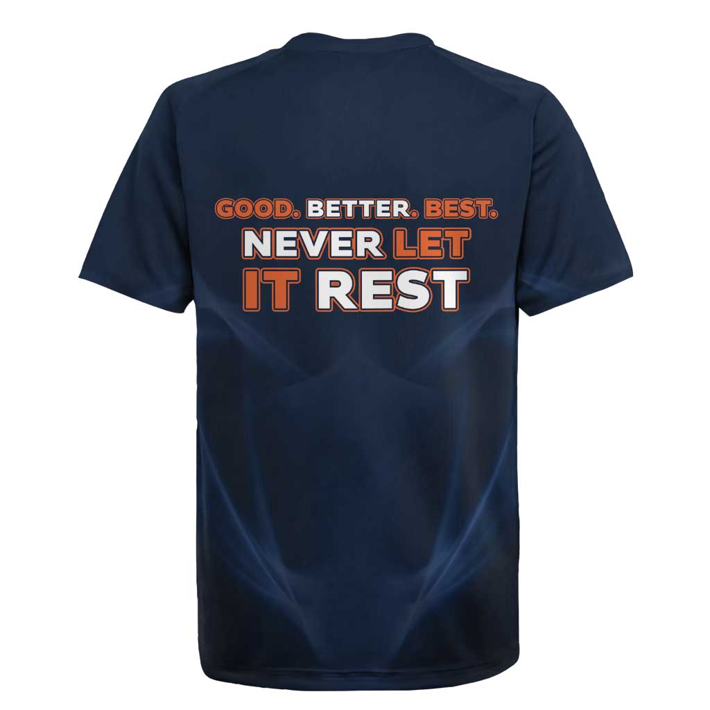 Good Better Best Chicago Football Inspirational Rugby Jersey Fierce Bears Spirit - Wonder Print Shop