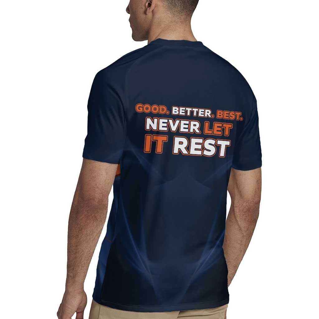 Good Better Best Chicago Football Inspirational Rugby Jersey Fierce Bears Spirit - Wonder Print Shop