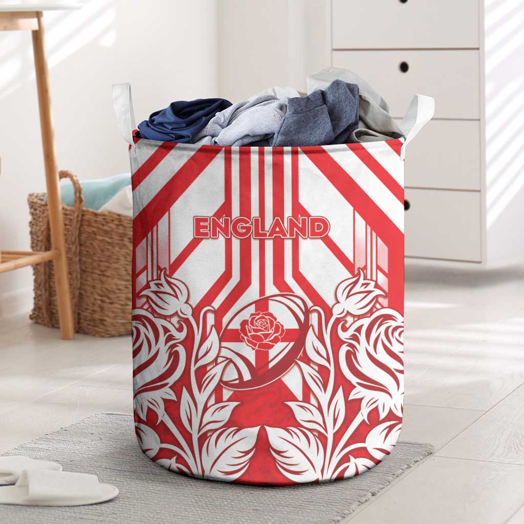 England Red Rose Rugby Laundry Basket Sporty Style - Wonder Print Shop
