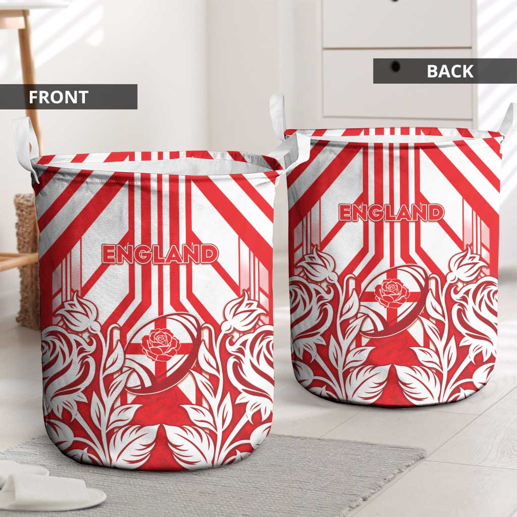 England Red Rose Rugby Laundry Basket Sporty Style - Wonder Print Shop