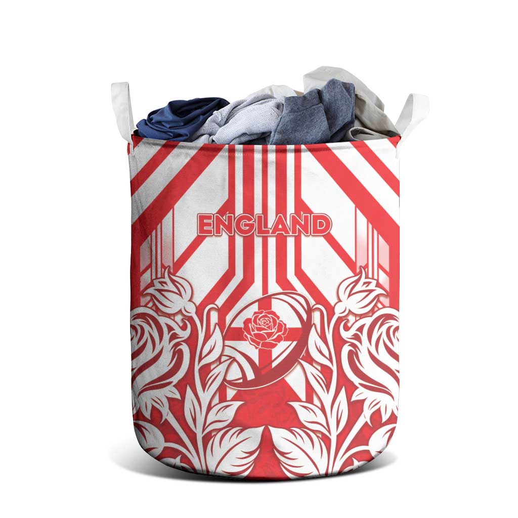England Red Rose Rugby Laundry Basket Sporty Style - Wonder Print Shop