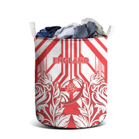 England Red Rose Rugby Laundry Basket Sporty Style - Wonder Print Shop