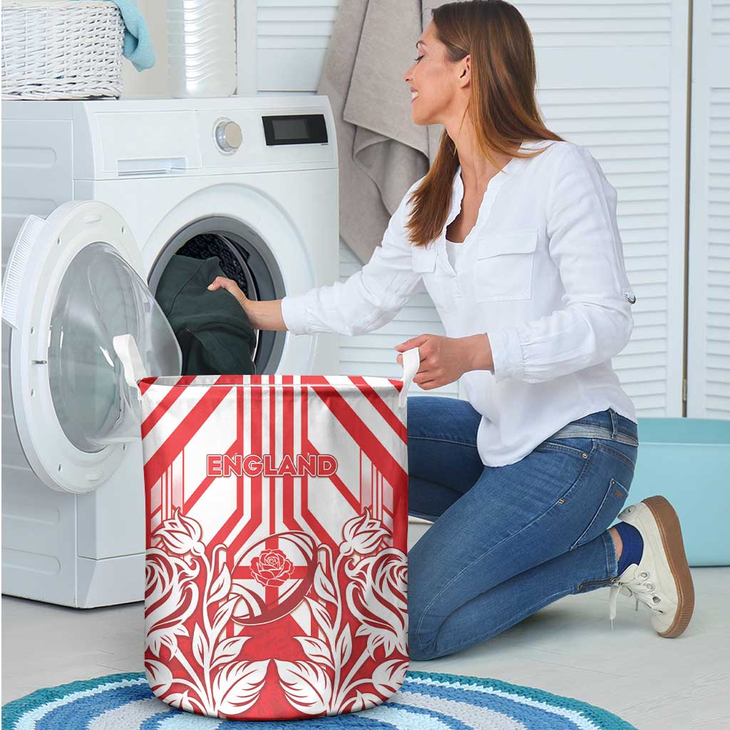 England Red Rose Rugby Laundry Basket Sporty Style - Wonder Print Shop