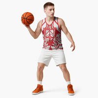 England Red Rose Rugby Custom Basketball Jersey Sporty Style - Wonder Print Shop