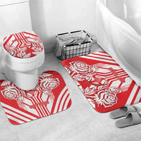 England Red Rose Rugby Bathroom Set Sporty Style - Wonder Print Shop