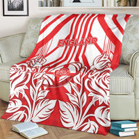 England Red Rose Rugby Blanket Sporty Style - Wonder Print Shop