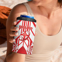 England Red Rose Rugby Custom 4 in 1 Can Cooler Tumbler Sporty Style - Wonder Print Shop