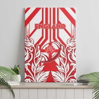 England Red Rose Rugby Canvas Wall Art Sporty Style - Wonder Print Shop