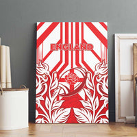 England Red Rose Rugby Canvas Wall Art Sporty Style - Wonder Print Shop