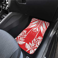 England Red Rose Rugby Custom Car Mats Sporty Style - Wonder Print Shop