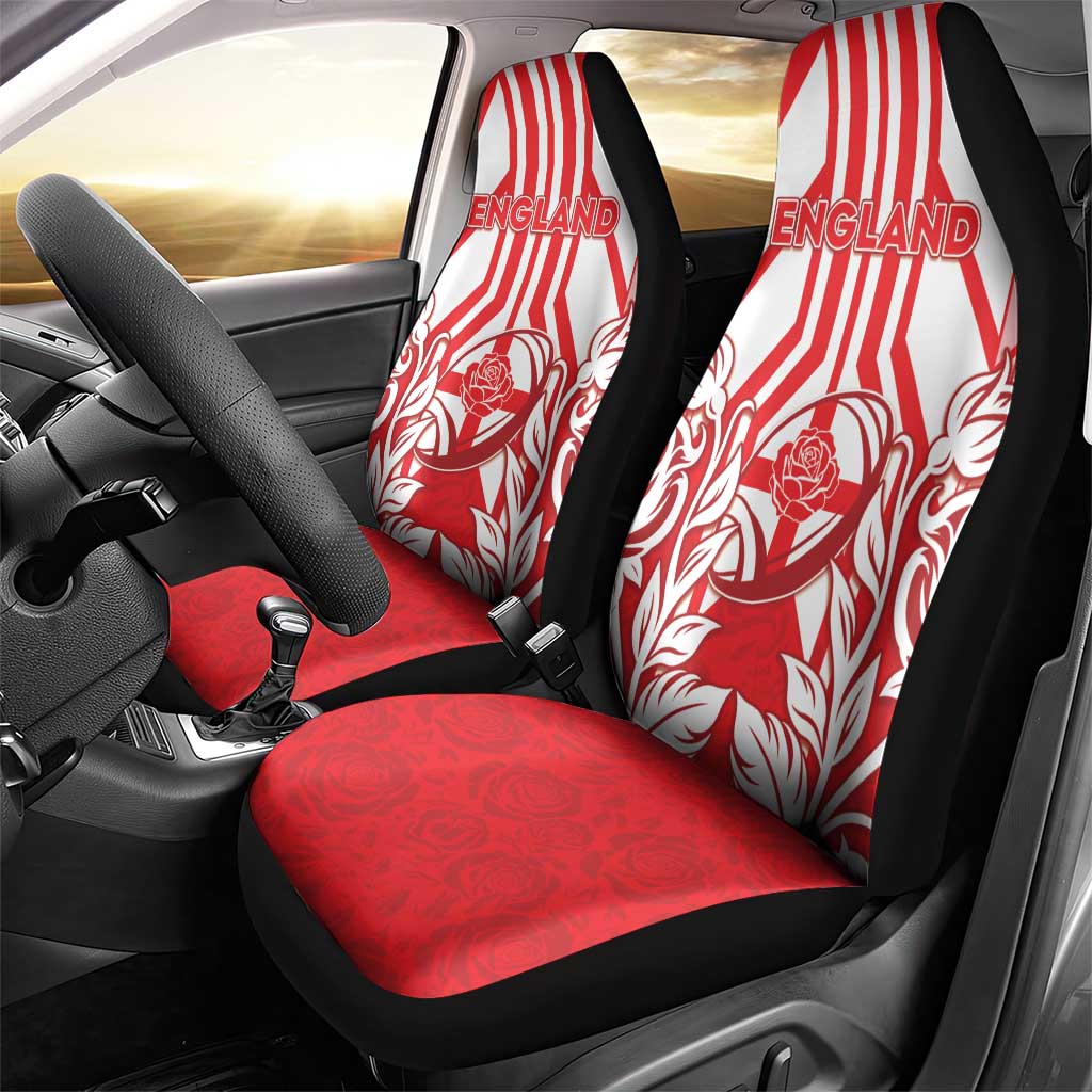 England Red Rose Rugby Car Seat Cover Sporty Style - Wonder Print Shop