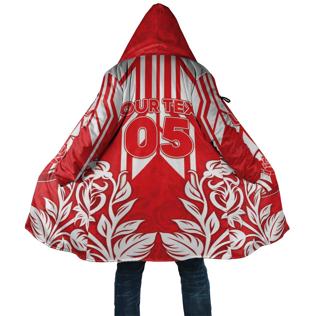 England Red Rose Rugby Custom Cloak Sporty Style - Wonder Print Shop