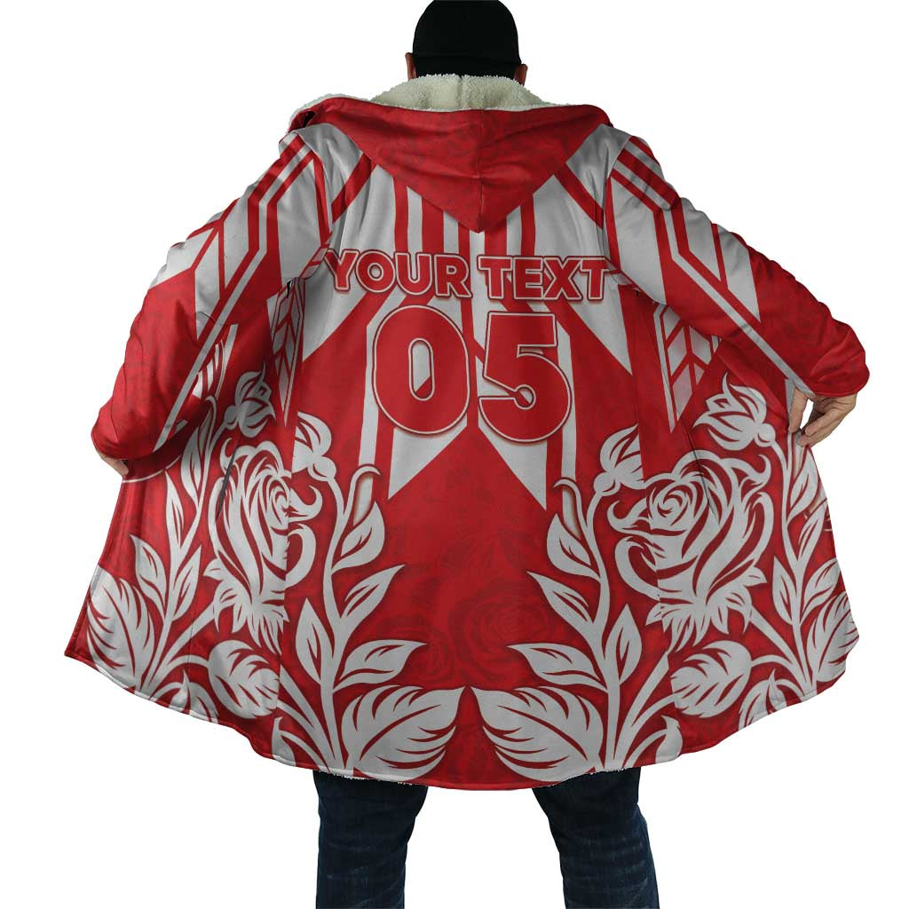 England Red Rose Rugby Custom Cloak Sporty Style - Wonder Print Shop