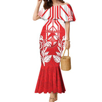 England Red Rose Rugby Custom Family Matching Mermaid Dress and Hawaiian Shirt Sporty Style - Wonder Print Shop