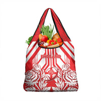 England Red Rose Rugby Grocery Bag Sporty Style - Wonder Print Shop
