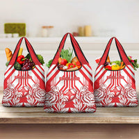 England Red Rose Rugby Grocery Bag Sporty Style - Wonder Print Shop