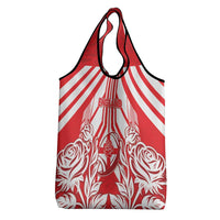 England Red Rose Rugby Grocery Bag Sporty Style - Wonder Print Shop