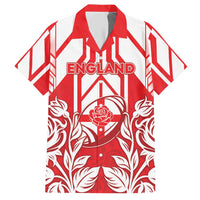 England Red Rose Rugby Custom Hawaiian Shirt Sporty Style - Wonder Print Shop